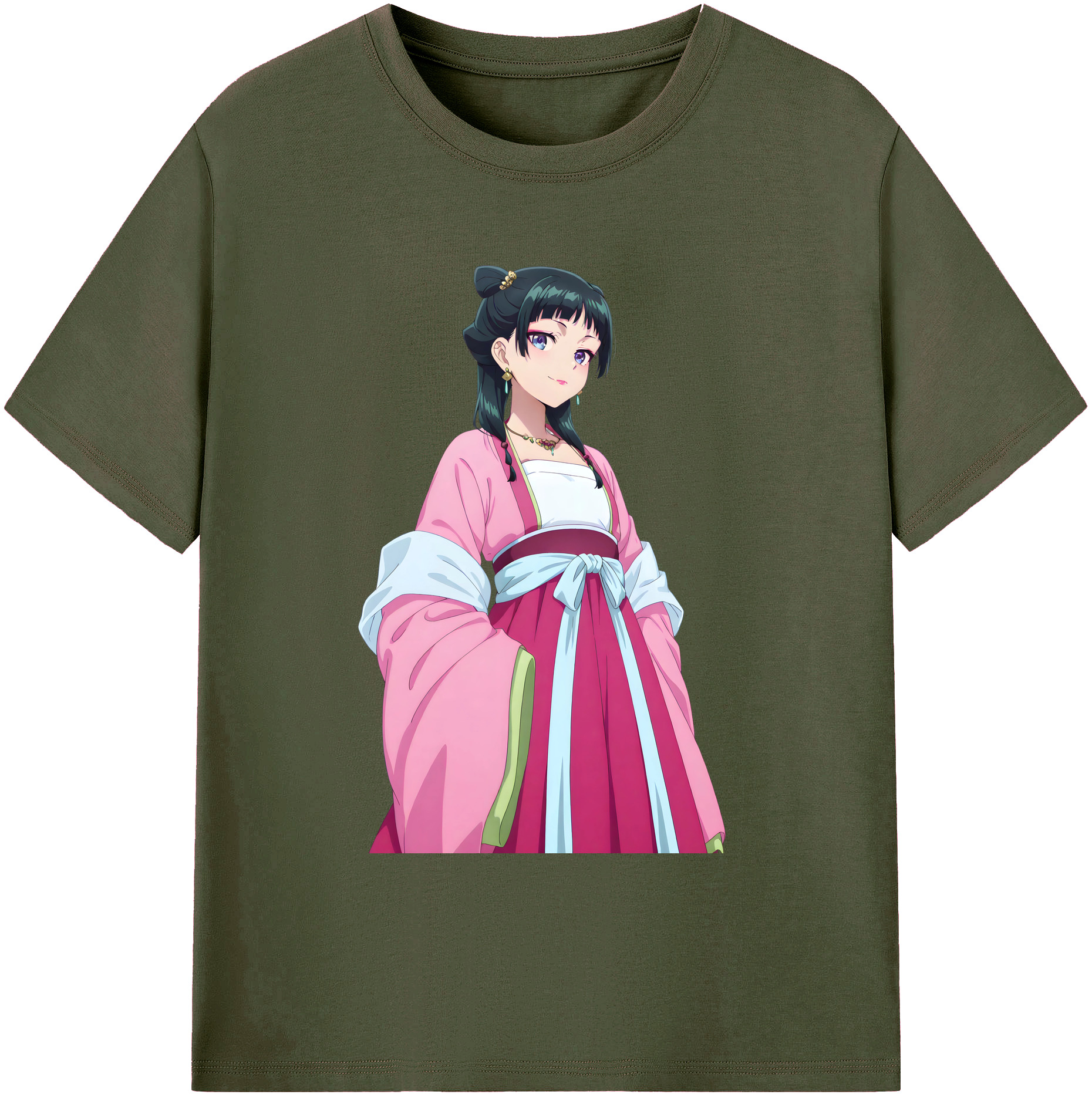 （画像用） 薬屋のひとりごと The Apothecary Diaries 綿100％ メンズ半袖Tシャツ｜肌触りやわらか＆通気性